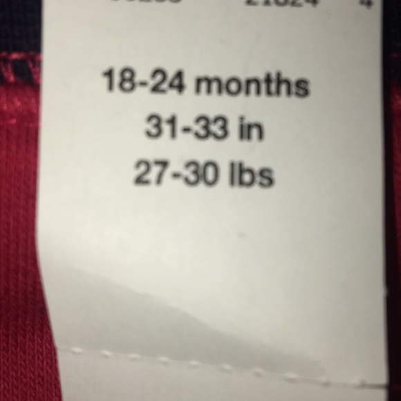 babyGap Red Drawstring Sweatpants 18-24 months - Picture 5 of 6